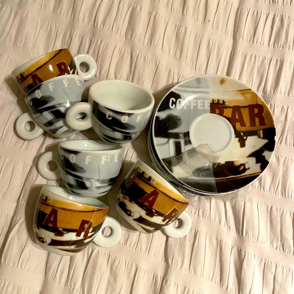 Vintage espresso set